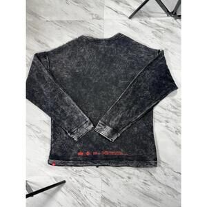 Star Wars Neff Acid Wash Crewneck Sweatshirt Imperial Patch Size L #8